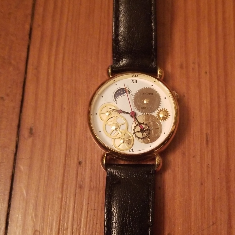Parker Quartz Fashion Watch with moon phases